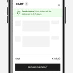 Cart drawer highlight message