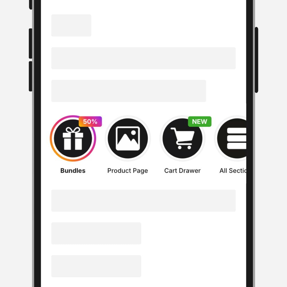 Collection story slider