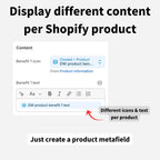 Product trust badges