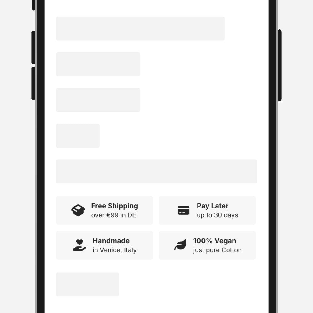 Product trust badges