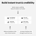 Product trust badges