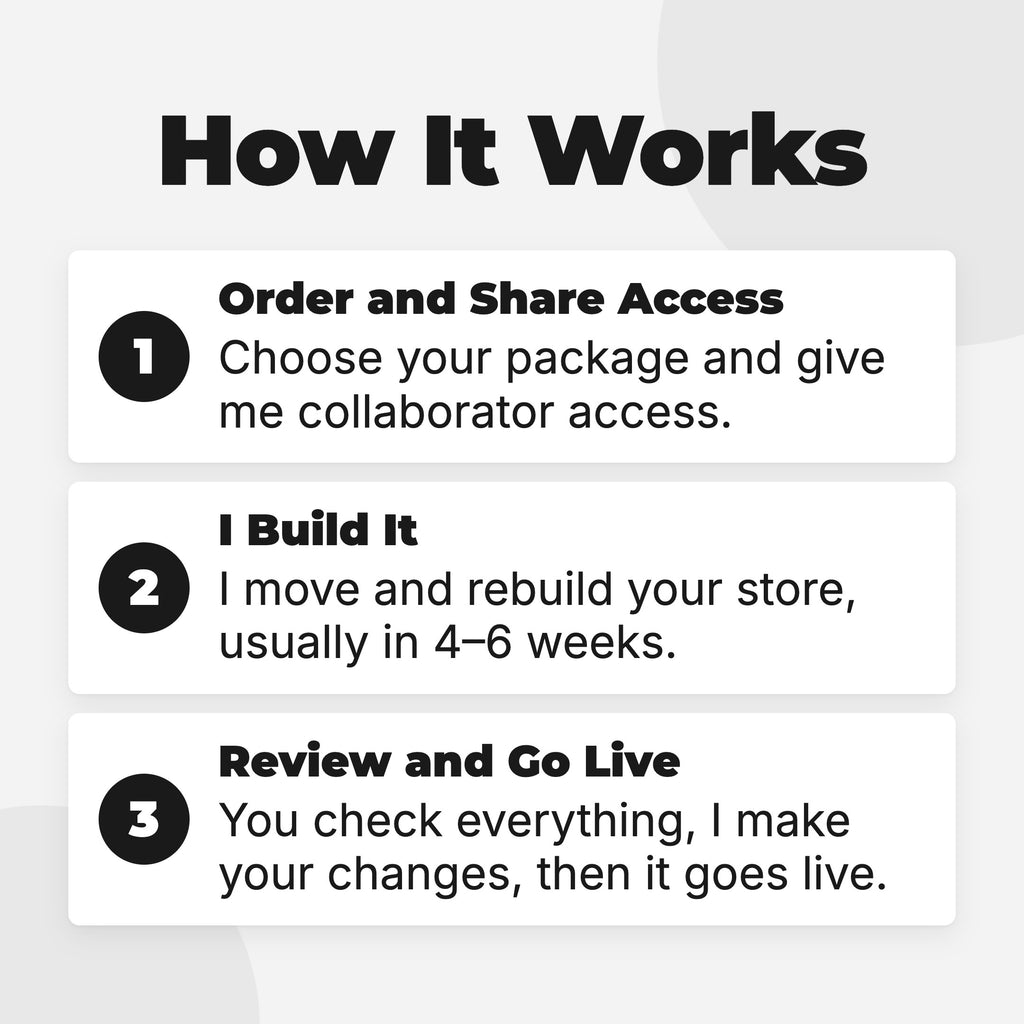 Shopify Store Migration: how it works in 3 steps