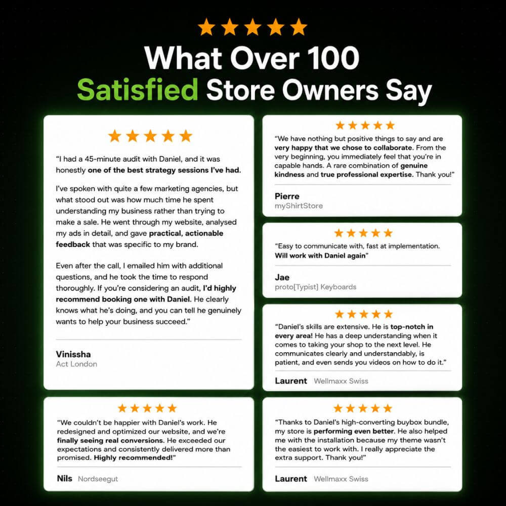 Shopify Store Optimization